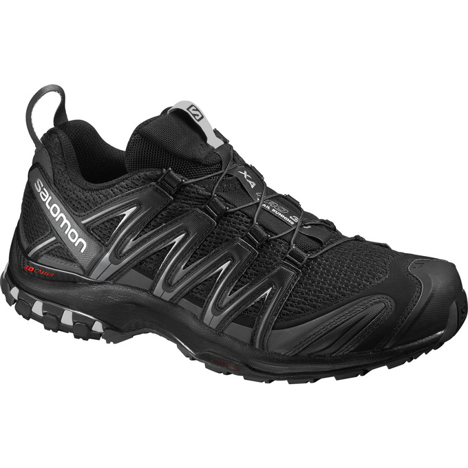 Salomon XA PRO 3D WIDE Zapatillas Trail Running Hombre - Negras - Colombia (62591-YXZP)